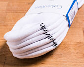 Ponožky Calvin Klein Logo Quarter White 3 Pack ECA344-10