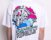 Triko Pink Dolphin Positivity Prevails Tee White PS11911PPWH