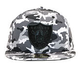 Kšiltovka New Era 59FIFTY Oakland Raiders Camo Black