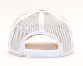 Kšiltovka New Era 9FORTY A-Frame Trucker New York Yankees League Essential Peach/White