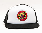 Kšiltovka Santa Cruz Classic Dot Mesh Cap White/Black