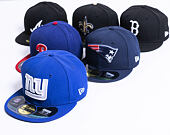Kšiltovka New Era - 59FIFTY Basic - Atlanta Braves - Black / White