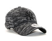 Kšiltovka New Era 9FORTY New York Yankees Engineered Fit Black/Gray/Grey Heather