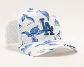 Kšiltovka New Era 9FORTY A-Frame Trucker Los Angeles Dodgers Desert Island White/Light Royal