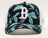 Kšiltovka New Era 9FORTY A-Frame Trucker Boston Red Sox Desert Island Navy/Black