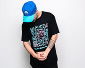 Triko Pink Dolphin Waves Stamp Black