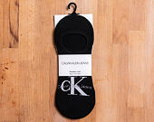 Ponožky Calvin Klein Retro Logo Liner Black/White ECG223-148