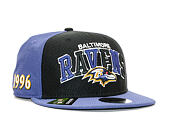 Kšiltovka New Era 9FIFTY NFL Baltimore Ravens ONF19 Sideline 1990 OTC