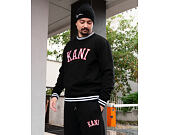 Mikina Karl Kani College Crew black/red/white