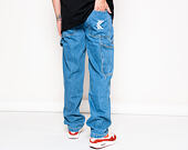 Kalhoty Karl Kani Denim Baggy blue