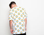 Triko HUF Ignite All Over T-Shirt - white