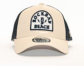 Kšiltovka New Era 9FORTY Trucker Rockbay Stone / Navy Snapback