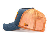 Kšiltovka New Era 9FORTY Trucker Rockbay Navy / Rust Snapback