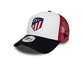 Kšiltovka New Era 9FORTY A-Frame Trucker Athletico Madrid Foam Filled White