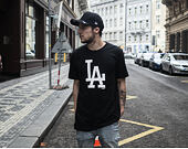 Triko New Era Los Angeles Dodgers Seasonal Team Logo Black/White