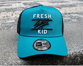 Kšiltovka New Era 9FORTY A-Frame Trucker Core Fresh Ego Kid Teal/Black