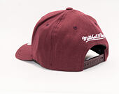 Kšiltovka Mitchell & Ness 230 Pinscript Burgundy