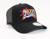 Kšiltovka Mitchell & Ness Philadelphia 76ers 602 Team Logo Classic Trucker