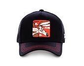 Kšiltovka Capslab - Trucker Looney Tunes - Wile E. Coyote - Black / Red