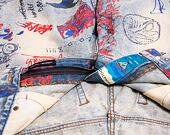 Kraťasy Pink Dolphin Liberty Scratch Denim