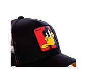 Kšiltovka Capslab Trucker - Looney Tunes - Daffy Duck - Black / Red