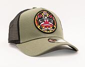 Kšiltovka New Era 9FORTY A-Frame Trucker tattoo pack Snapback New Olive