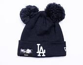 Dámský kulich New Era League Essential Double Bobble Los Angeles Dodgers Navy