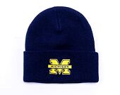 Kulich Mitchell & Ness INTL534 Team Logo Cuff Knit Michigan Wolverines