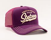 Kšiltovka Stetson Trucker Cap American Heritage Classic Burgundy 7751171