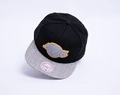 Kšiltovka Mitchell & Ness Los Angeles Lakers Black Heather Reflective Snapback