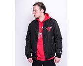 Bunda New Era Team Logo Jacket Chicago Bulls Black