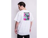 Triko HUF Make Em Cry Dude T-Shirt White