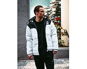 Bunda Karl Kani OG Hooded Block Puffer Jacket White/Black 6076499