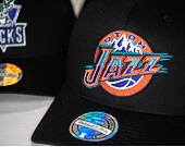 Kšiltovka Mitchell & Ness Utah Jazz 537 Team Logo High Crown Black