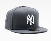 Kšiltovka New Era - MLB Basic 59FIFTY - NY Yankees - Gray / White