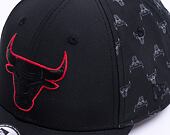 Kšiltovka New Era 9FORTY NBA Nylon Chicago Bulls Strapback Black
