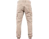 Kalhoty Urban Classic TB1435 Washed Cargo Twill Jogging Pants Sand