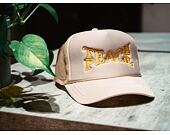 Kšiltovka Pink Dolphin TEACH PEACE HAT OH2206TPCR TAN