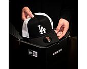 Kšiltovka New Era 9FORTY Clean Trucker Los Angeles Dodgers Snapback Black / Optic White