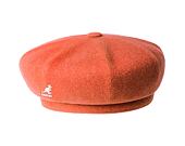 Baret Kangol Wool Jax Beret Fiery Orange K3107ST-FO787