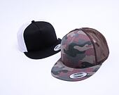 Kšiltovka Yupoong Classic Trucker Wood Camo 6006TC