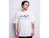 Triko New Era MLB Heritage Oversized Tee Los Angeles Dodgers Off White
