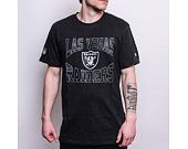 Triko New Era NFL Team Logo Tee Las Vegas Raiders Heather Graphite
