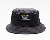 Klobouk Alpha Industries Crew Bucket Hat 116912 Black