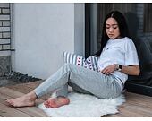 Dámské tepláky Calvin Klein Bottom Pant Jogger QS5716E 020 Šedá