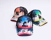 Kšiltovka New Era 9FORTY Trucker MLB Summer City Miami Marlins Snapback Black