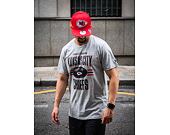 Triko New Era NFL Football Kansas City Chiefs Light Grey Heather