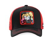 Kšiltovka Capslab Batman - Harley Quinn Trucker Black / Red