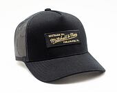 Kšiltovka Mitchell & Ness Box Logo Trucker Branded Black / Gold