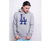 Mikina s kapucí New Era Essential Pull-Over Hoody Los Angeles Dodgers Grey